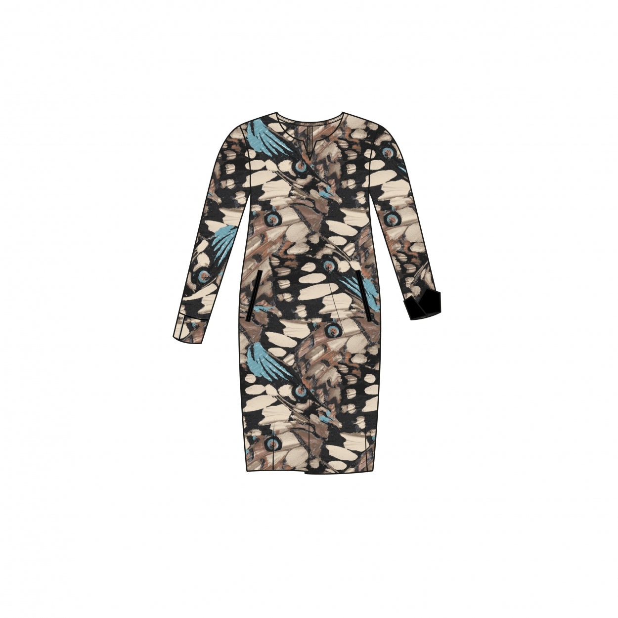 Dress LS | Butterfly Beauty