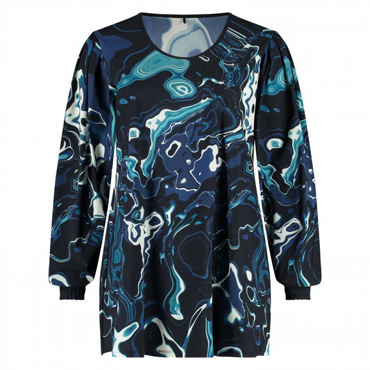 Puff Top LS | Blue Stone