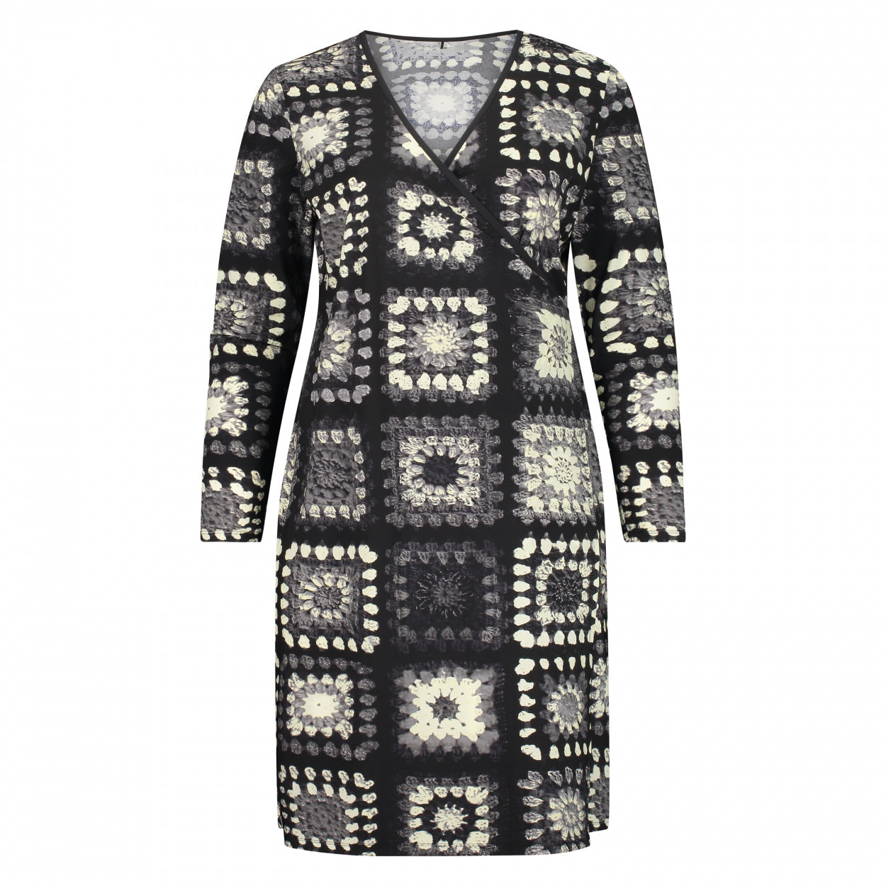 Wrap Dress LS | La Bloemen Grey