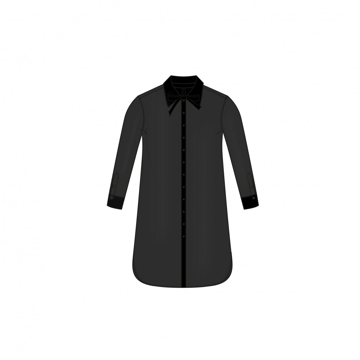 Blouse Long LS LTD | Soft Suède