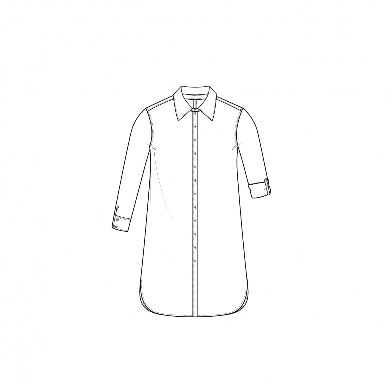 Blouse Long LS | Light Blue