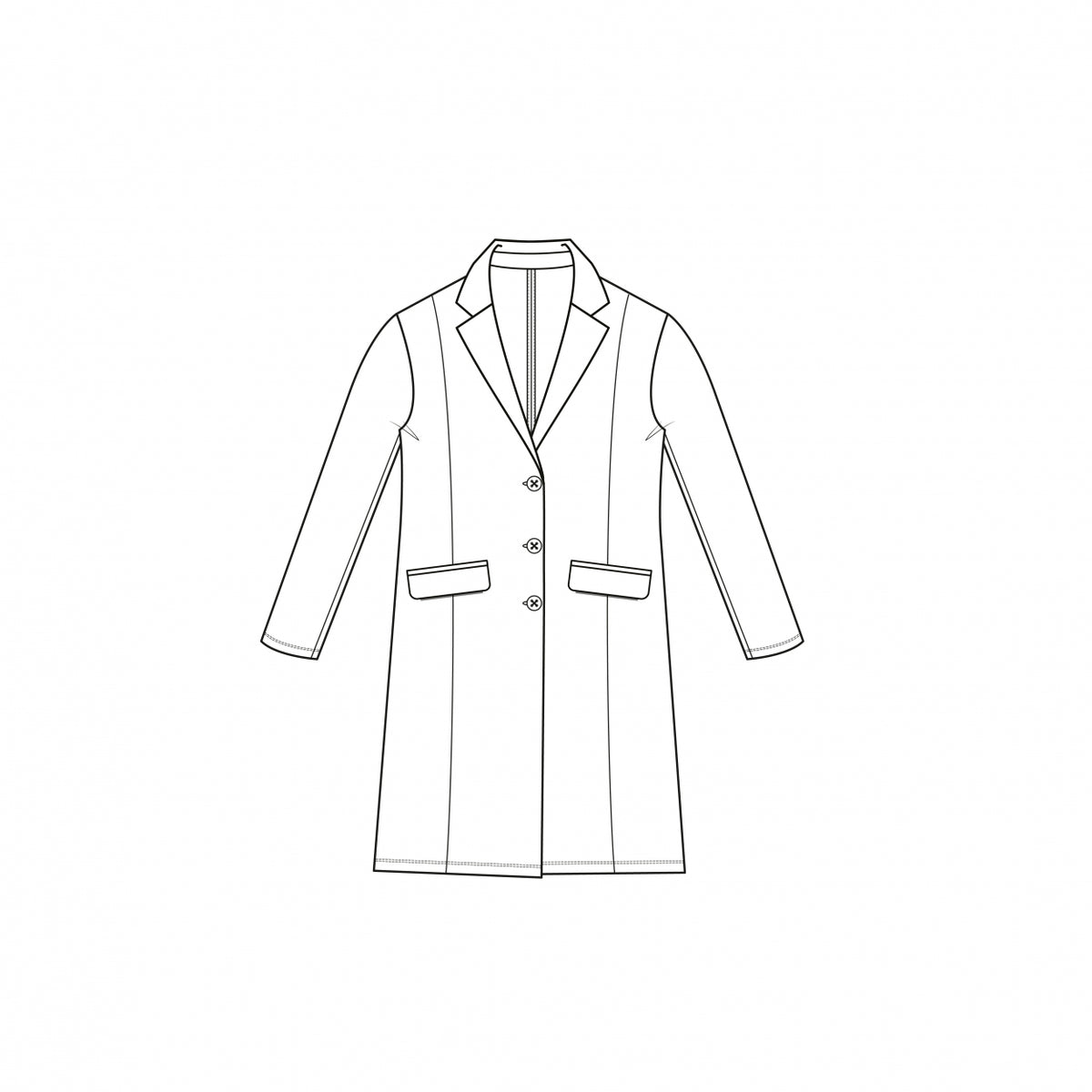 Jacket Long | Mocca