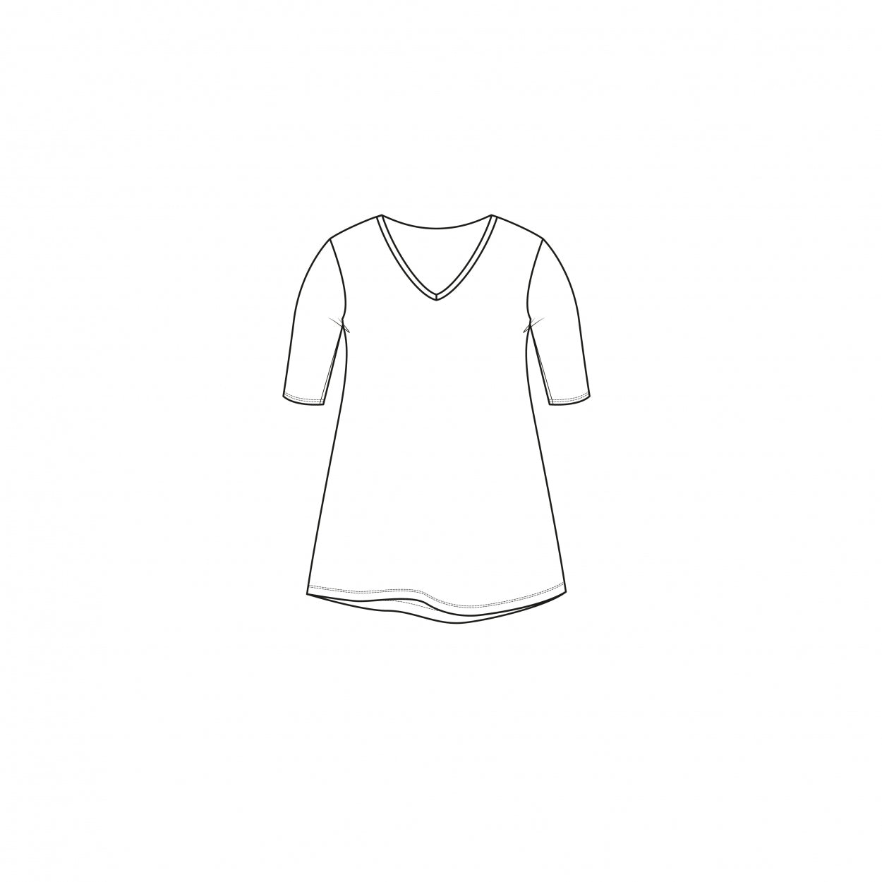 Tee V-Neck | Deep Purple