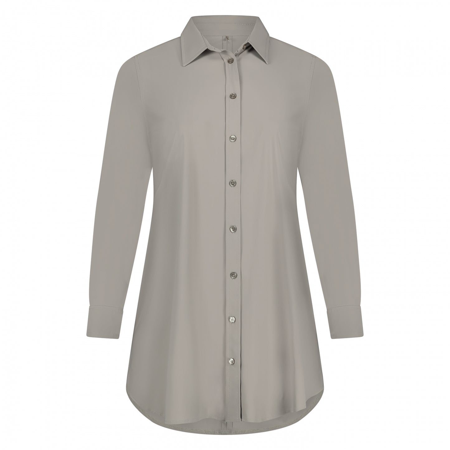 Blouse Long LS | Taupe