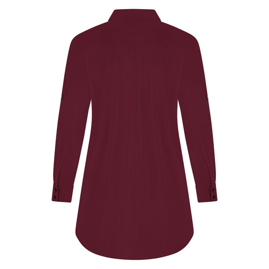 Blouse Long LS | Berry