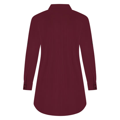 Blouse Long LS | Berry