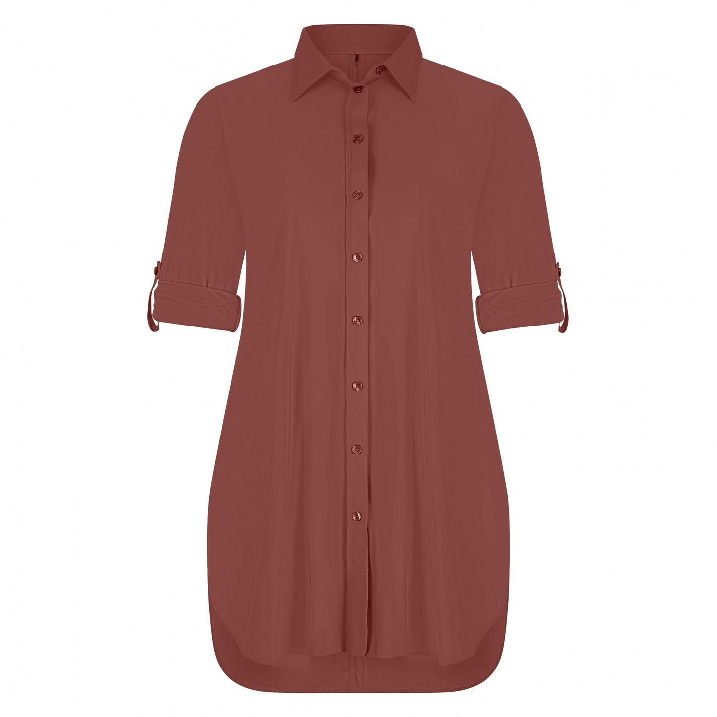 Blouse Long LS | Cacao