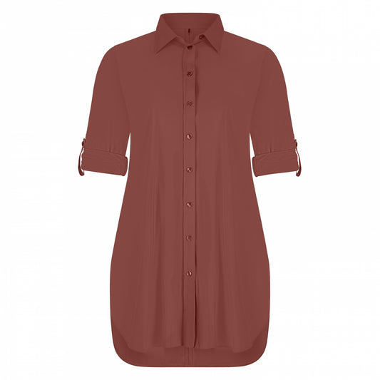 Blouse Long LS | Cacao