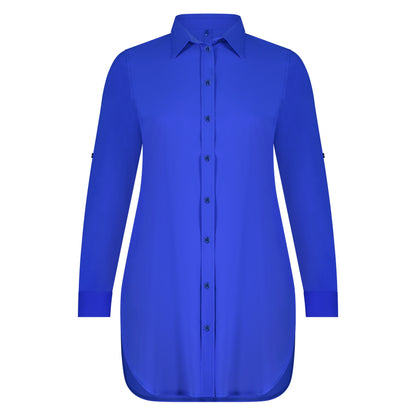 Blouse Long LS | Royal Blue