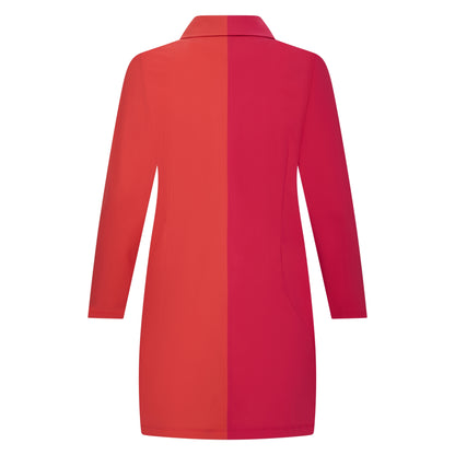 Jacket Midi | Saffraan/Pink