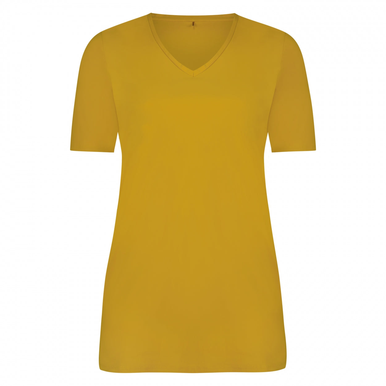 Tee V-Neck | Ocher Yellow