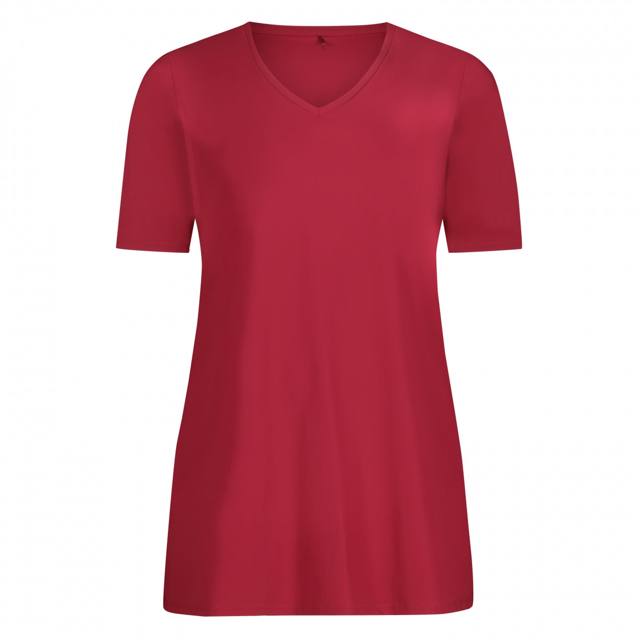 Tee V-Neck | Ruby Red