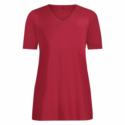 Tee V-Neck | Ruby Red