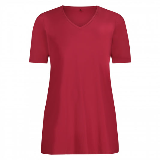 Tee V-Neck | Ruby Red