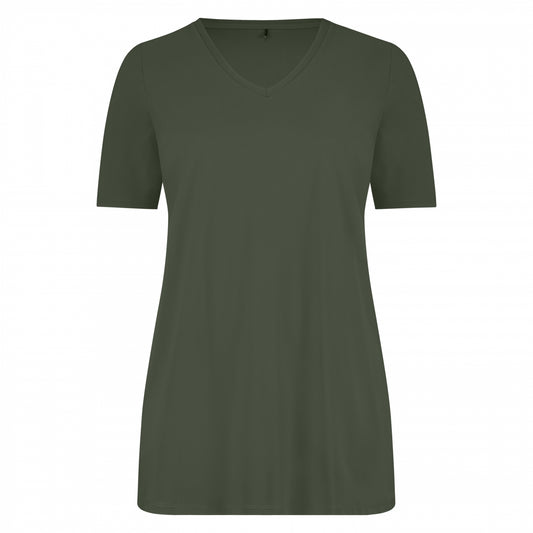 Tee V-Neck | Khaki