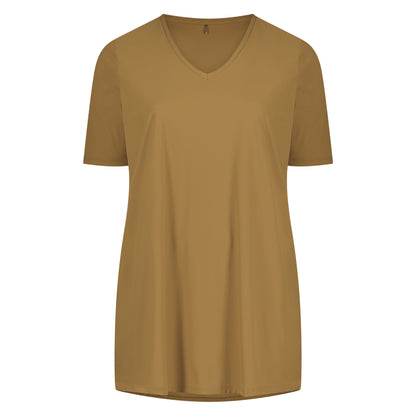 Tee V-Neck | Caramel