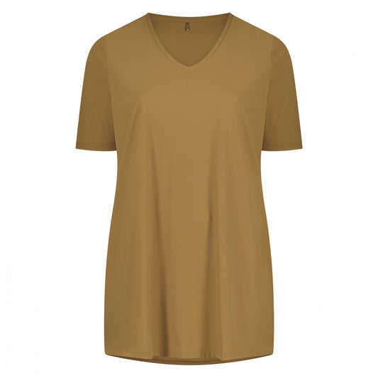 Tee V-Neck | Caramel