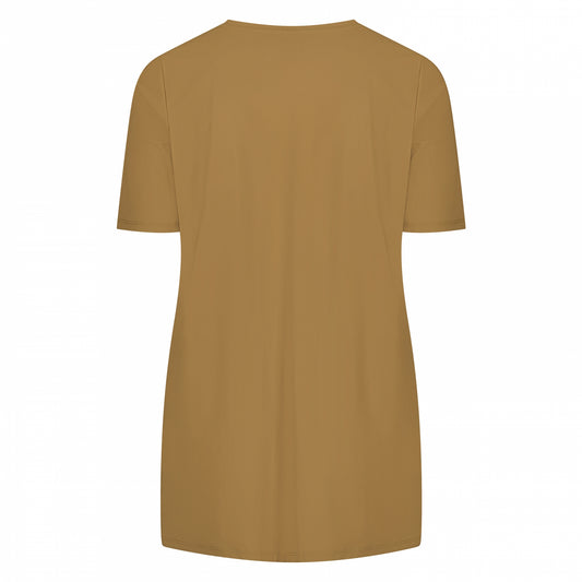 Tee V-Neck | Caramel