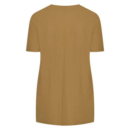 Tee V-Neck | Caramel