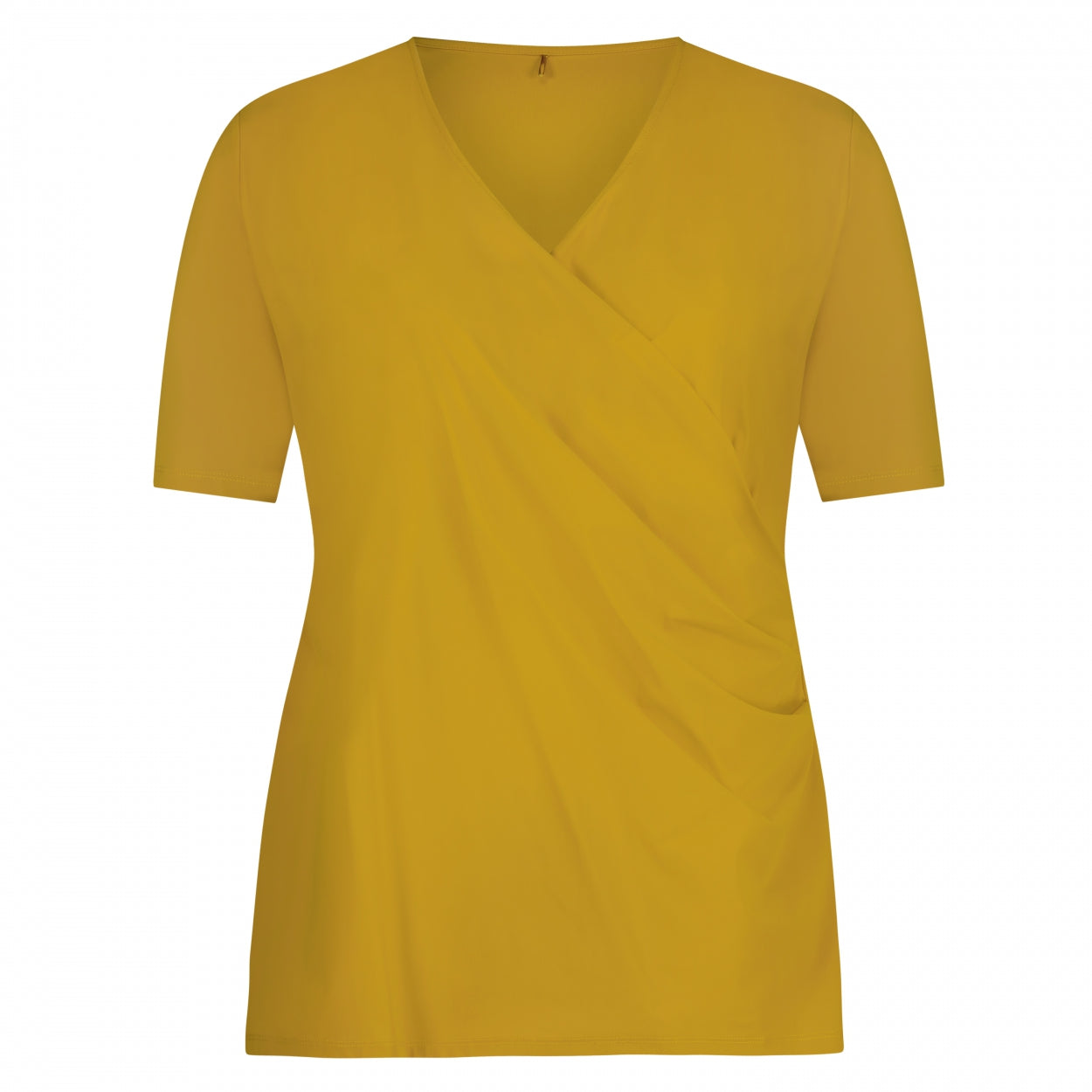 Wrap Top SS | Ocher Yellow