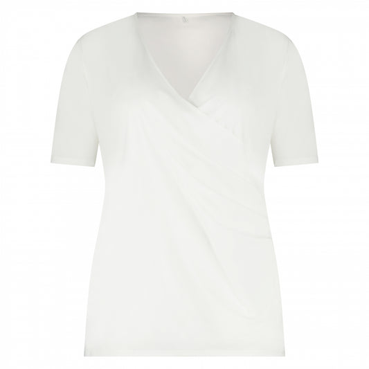 Wrap Top SS | Off-White