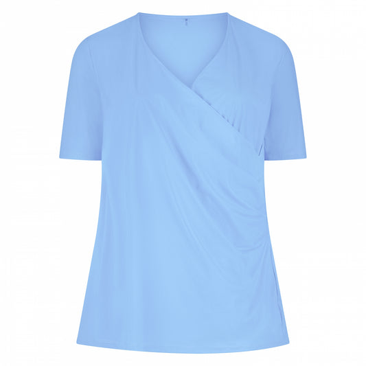 Wrap Top SS | Sky