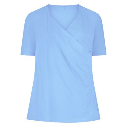 Wrap Top SS | Sky
