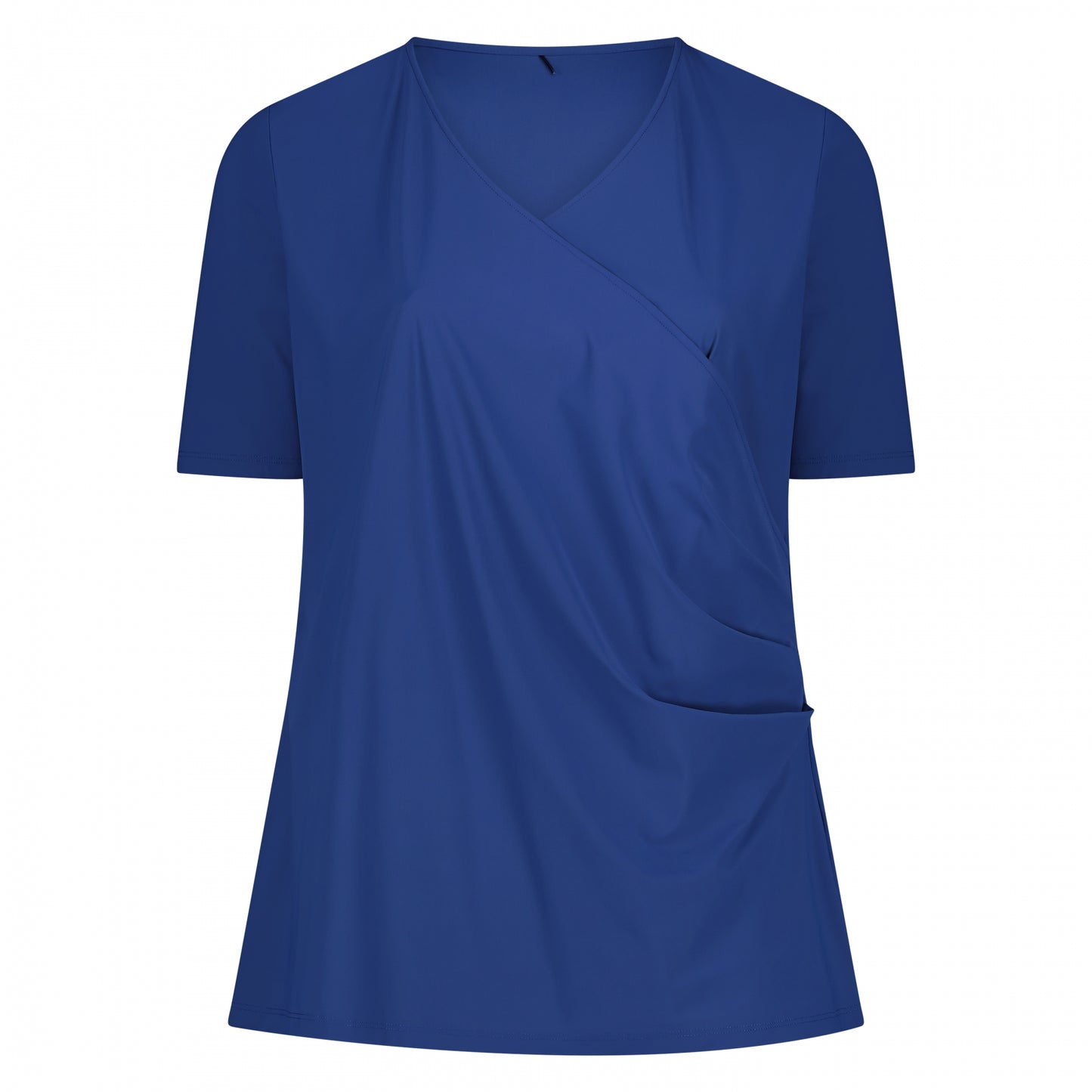 Wrap Top SS | Blue Jeans