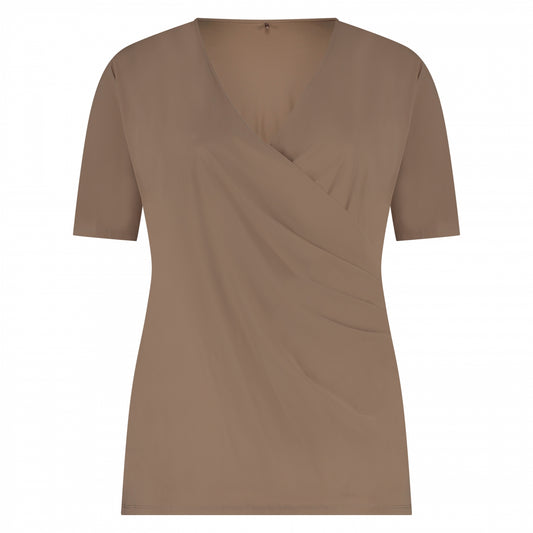 Wrap Top SS | Mocca