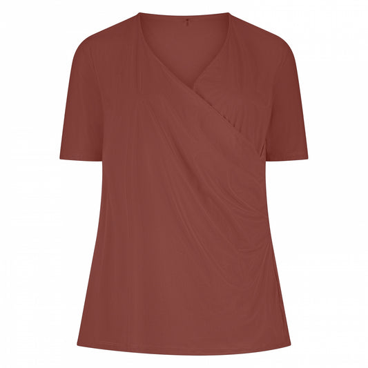 Wrap Top SS | Cacao