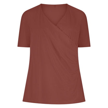 Wrap Top SS | Cacao