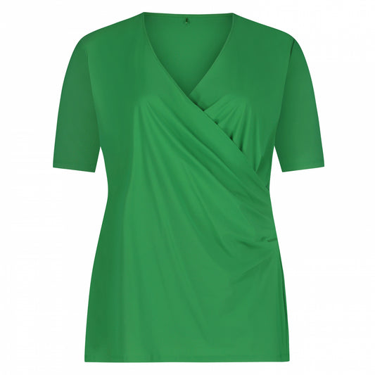 Wrap Top SS | Forest Green