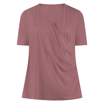 Wrap Top SS | Mauve
