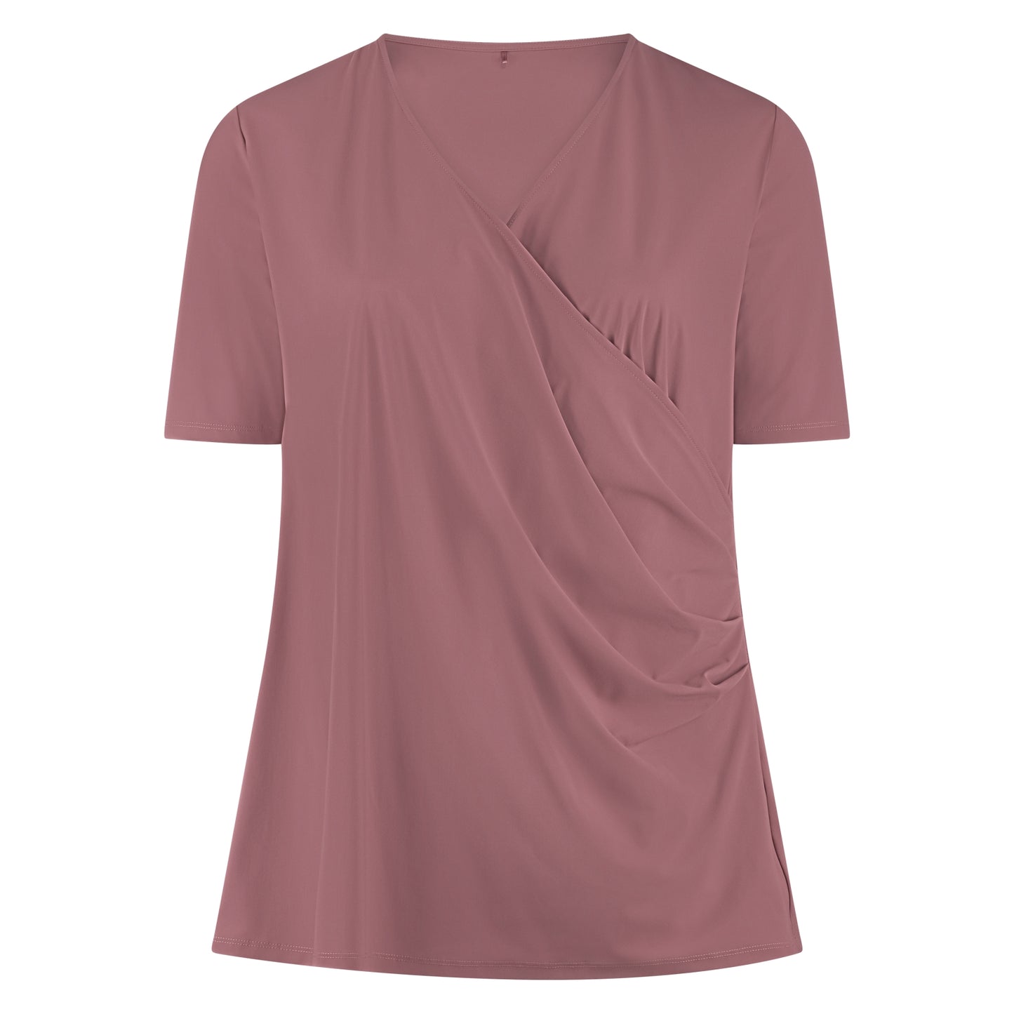 Wrap Top SS | Mauve