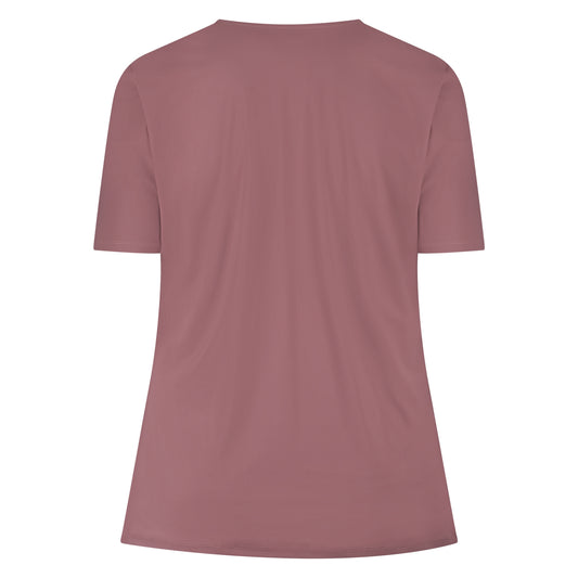 Wrap Top SS | Mauve
