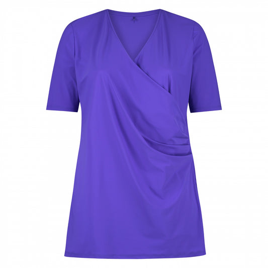 Wrap Top SS | Purple