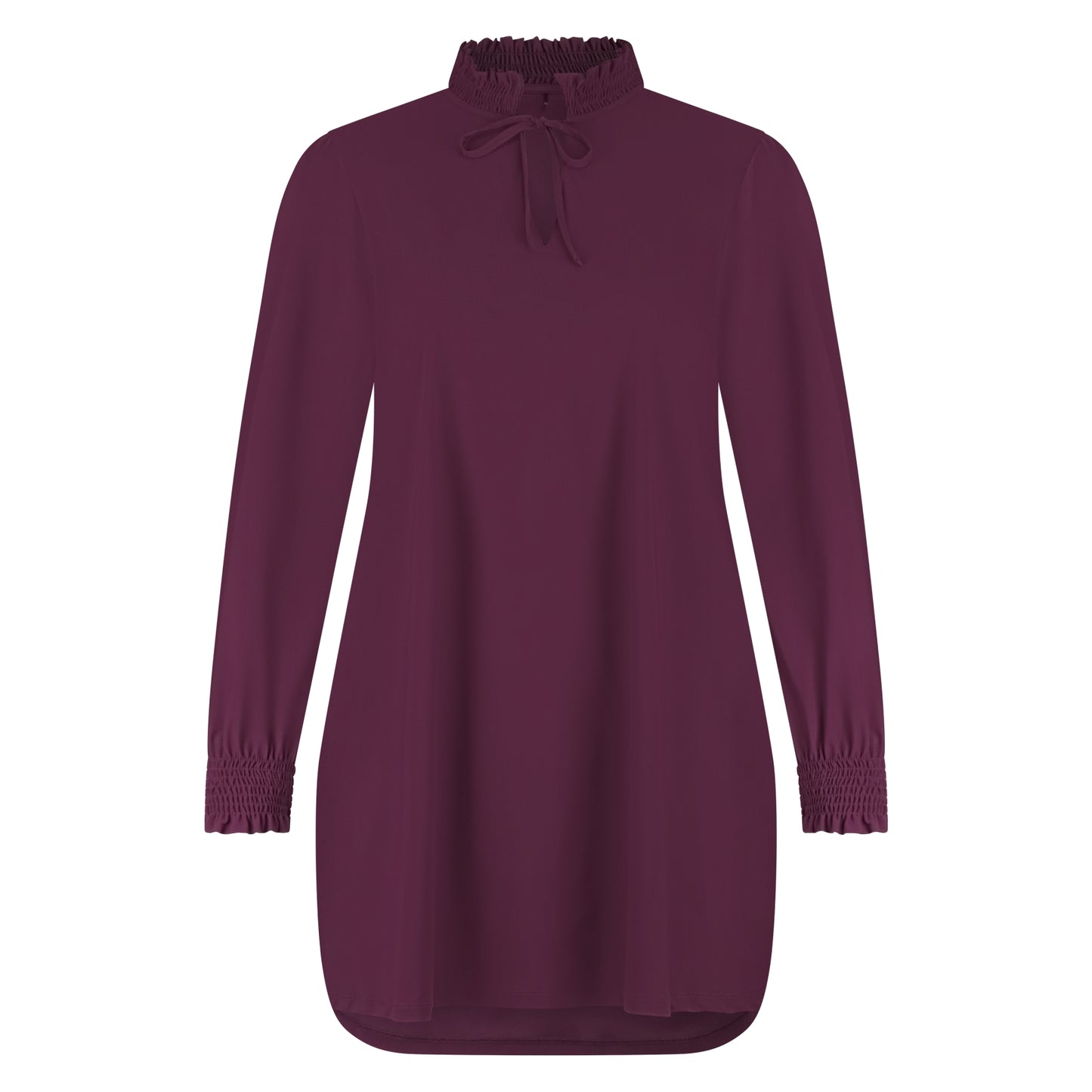 Smock Top LS | Burgundy