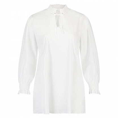 Smock Top LS | White