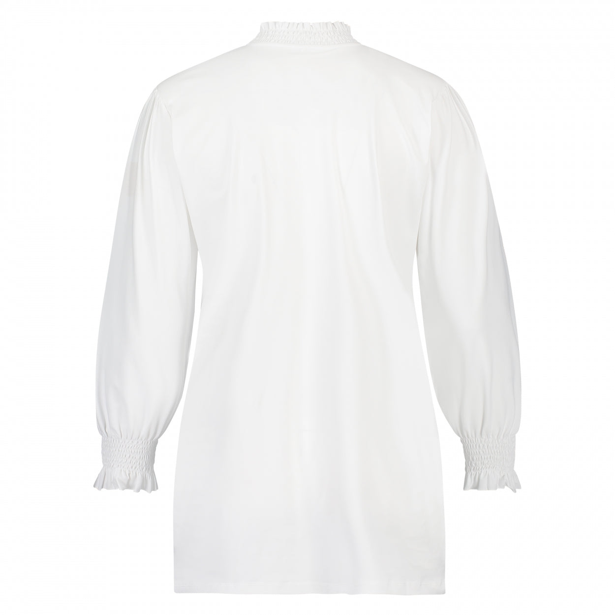 Smock Top LS | White