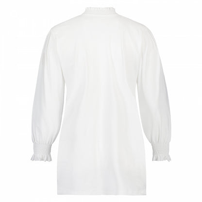 Smock Top LS | White