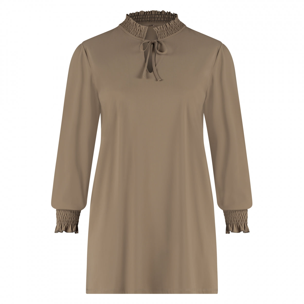 Smock Top LS | Mocca