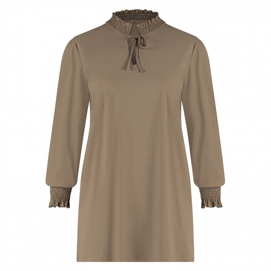 Smock Top LS | Mocca