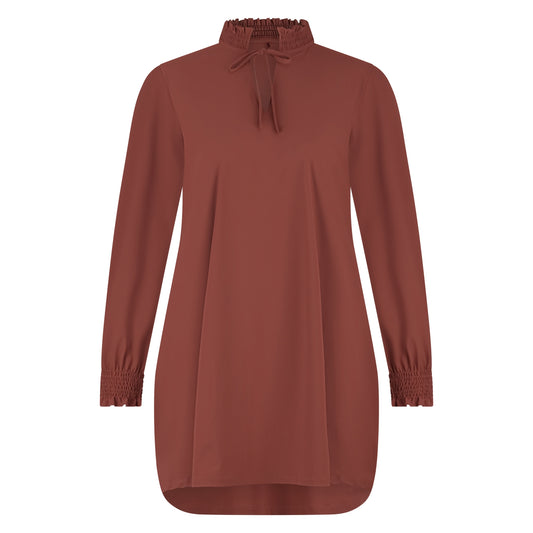 Smock Top LS | Cacao