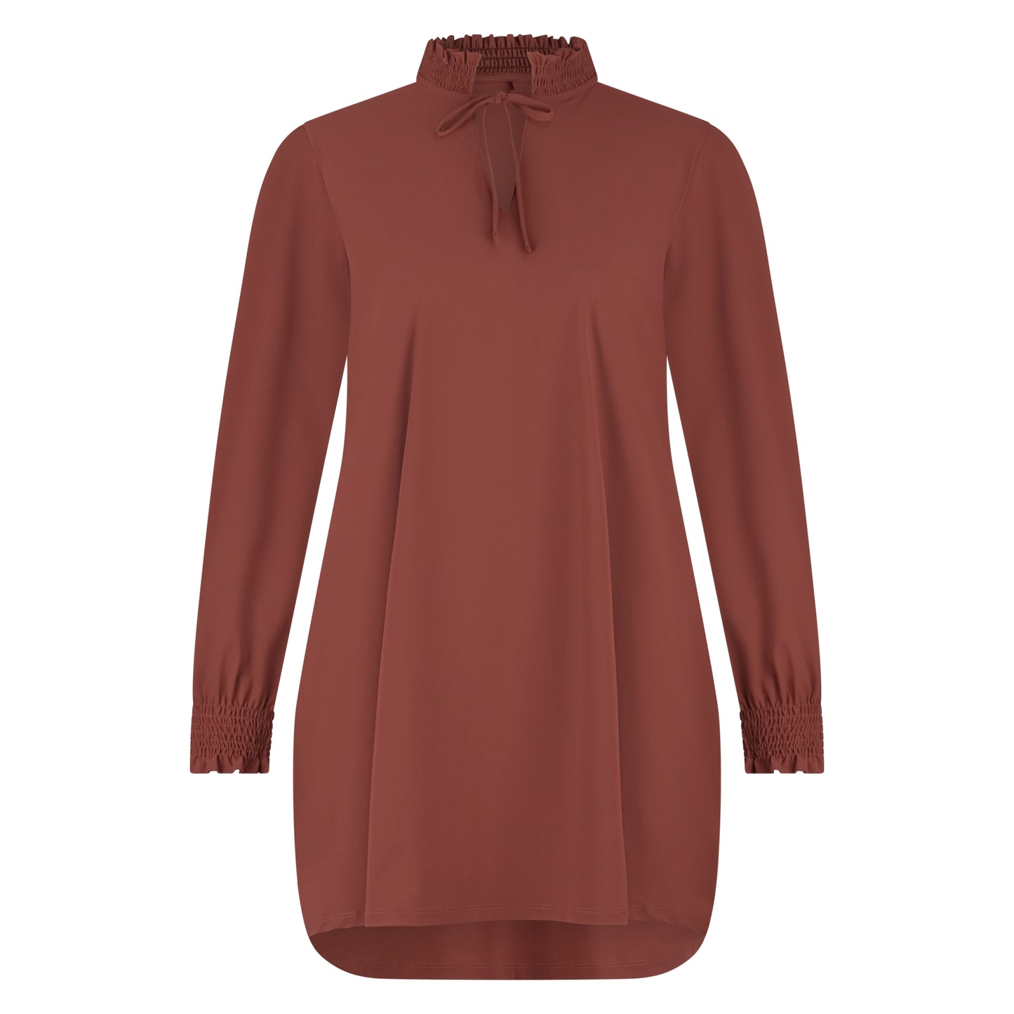Smock Top LS | Cacao