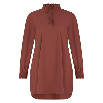 Smock Top LS | Cacao