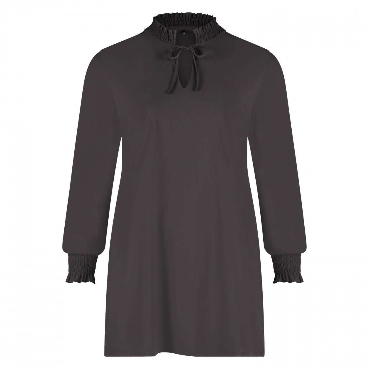 Smock Top LS | Brown