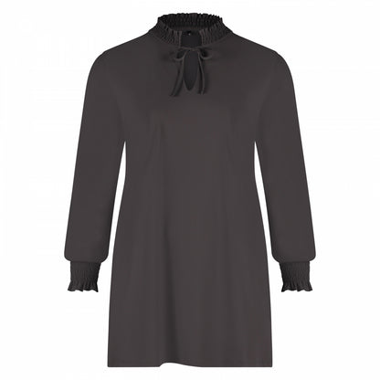 Smock Top LS | Brown