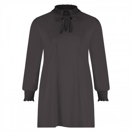 Smock Top LS | Brown