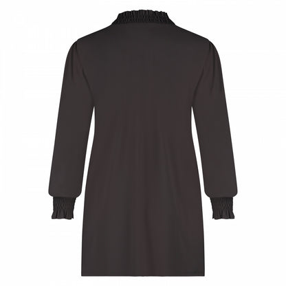 Smock Top LS | Brown