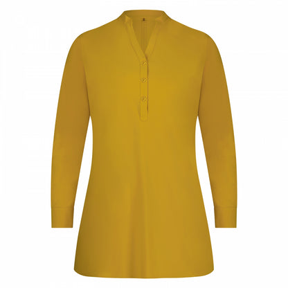 Mao Top LS | Ocher Yellow